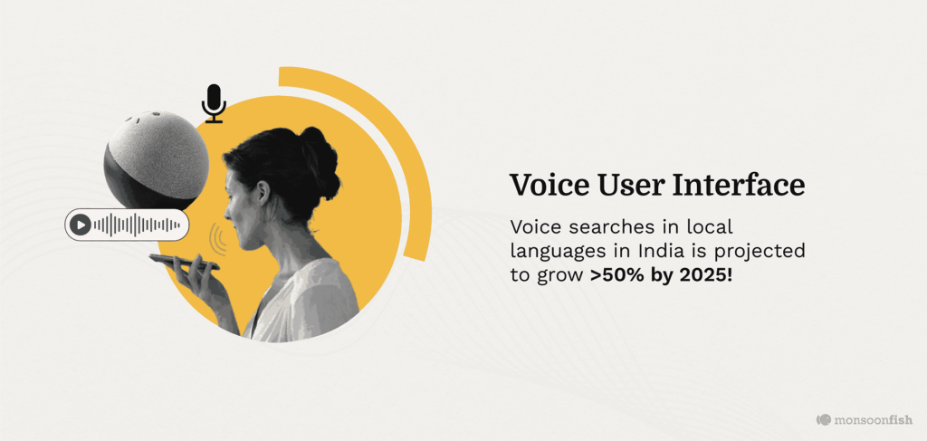 Voice-user interface is an upcoming UI/UX design trend